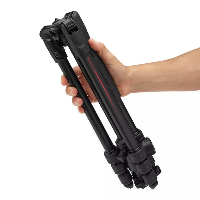 Kit de trípode Manfrotto BEFREE Advanced Twist AS con rótula de bola (aluminio, gris)