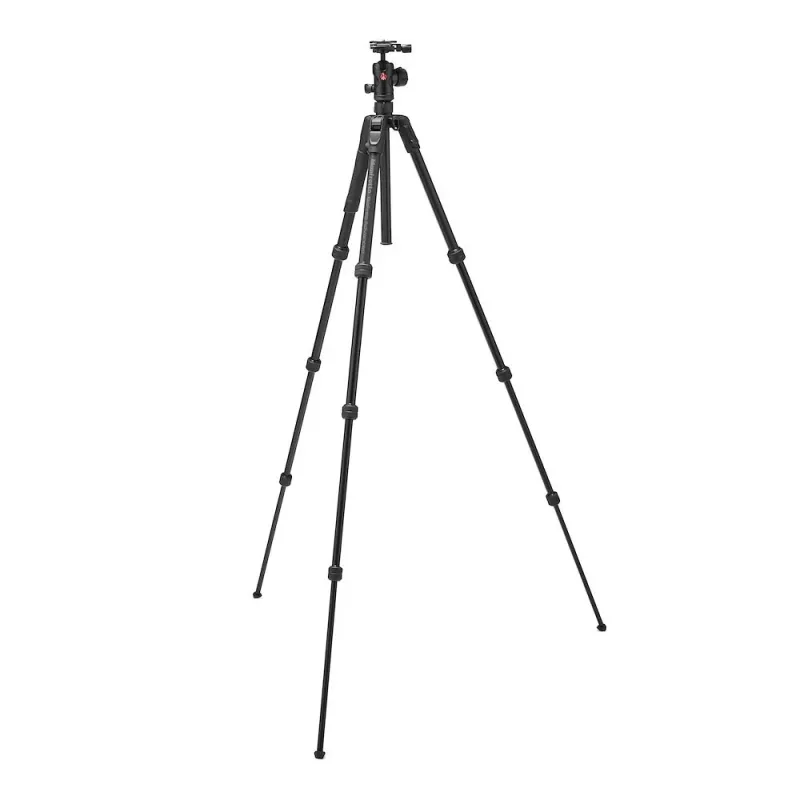 Kit de trípode Manfrotto BEFREE Advanced Twist AS con rótula de bola (aluminio, gris)
