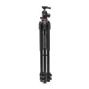 Trípode Manfrotto 190X de aluminio con rótula de bola 496RC2 (negro)