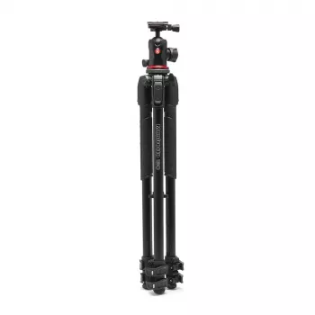 Trípode Manfrotto 190X de aluminio con rótula de bola 496RC2 (negro)