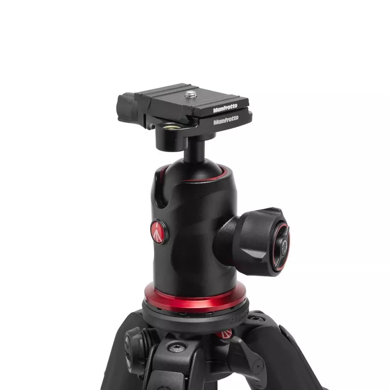 Trípode Manfrotto 190X de aluminio con rótula de bola 496RC2 (negro)