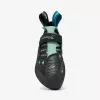 Scarpa Instinct VS Woman Pies de gato de escalada, Negro/Aqua, EU 35,5