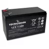 TECNOWARE Power Battery 12V 7,2Ah AGM VRLA con conexión Faston 6,3mm
