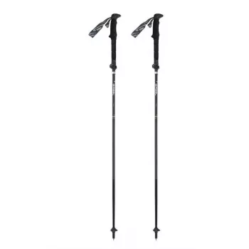 Bastones de trekking Gabel Hybrid Carbon XTS (par) - Negro/Rojo/Gris