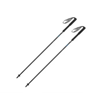 Bastones de marcha nórdica Gabel Carbon Feather-R 130 cm Negro