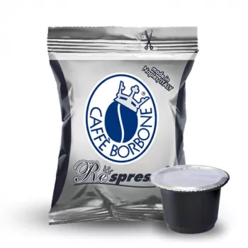 Caffè Borbone Respresso Miscela Nera Cápsulas de café 50 x 5 g para Nespresso OriginalLine