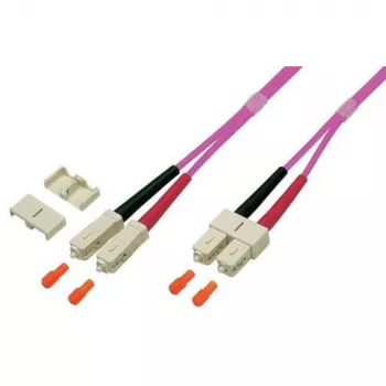 TECHLY Cable de fibra óptica OM4 50/125 MM SC-SC Dúplex 3m