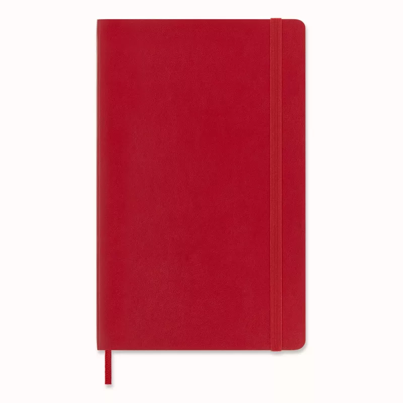 Moleskine Cuaderno Monochromatic Large Rojo Tapa blanda rayado 192 páginas 13x21 cm