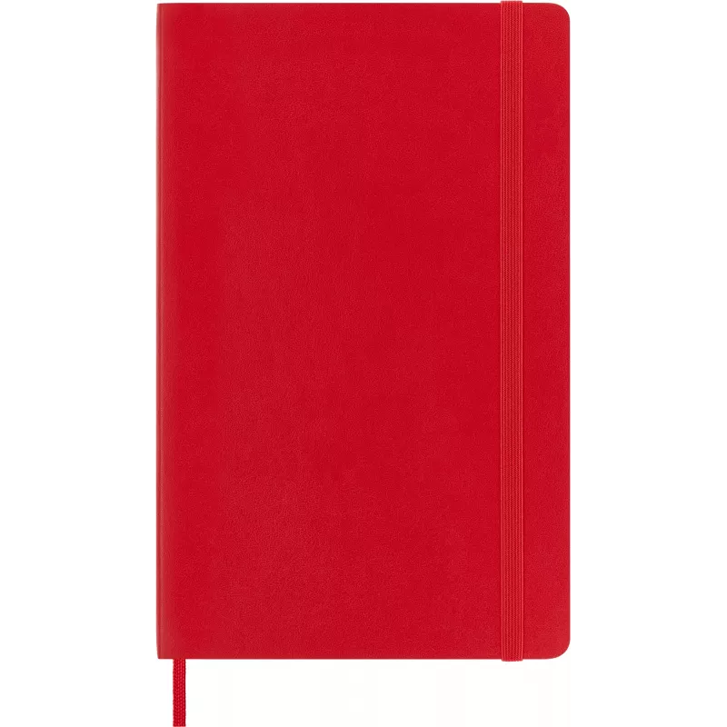 Moleskine Cuaderno Classic Large A5 cuadriculado escarlata Tapa blanda 192 páginas