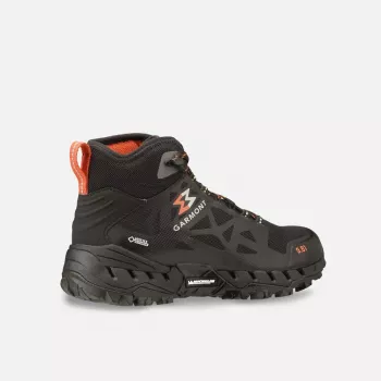 Zapatos de senderismo para mujer Garmont negro/rojo