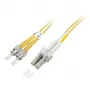 TECHLY cable de conexión monomodo OS2 ST a LC dúplex 3m