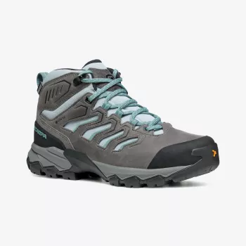 Zapatos de senderismo Scarpa Moraine Mid GTX para mujer, GORE-TEX, parte superior de nobuk y mesh, suela PRESA HIK-04, arctic, EU 37