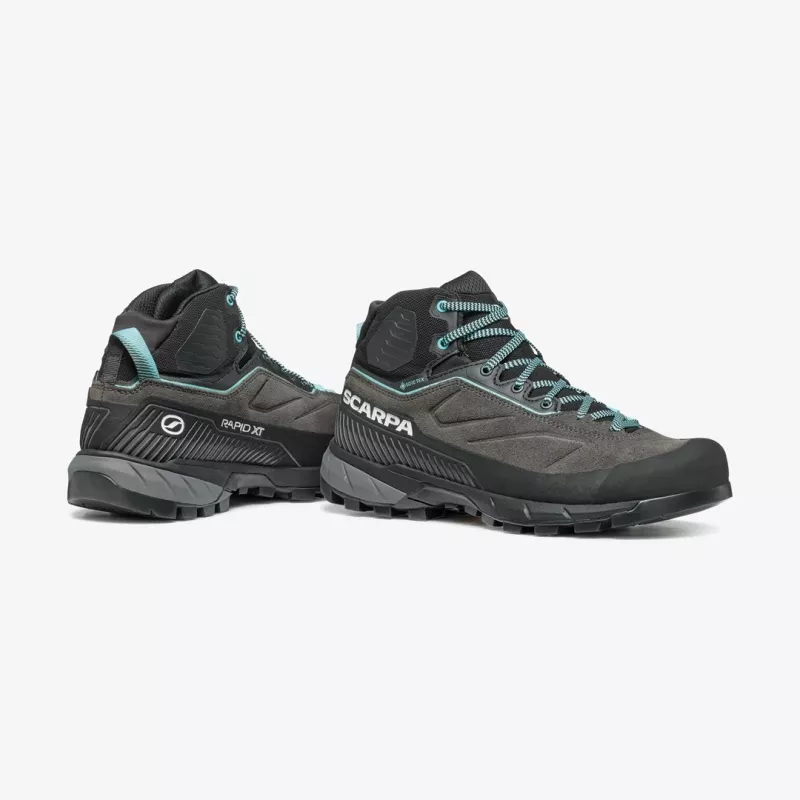 SCARPA Rapid XT Mid para mujer shark aqua