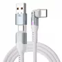 Cable USB-C 2 en 1 giratorio STATIK PowerPivot Pro White 2m