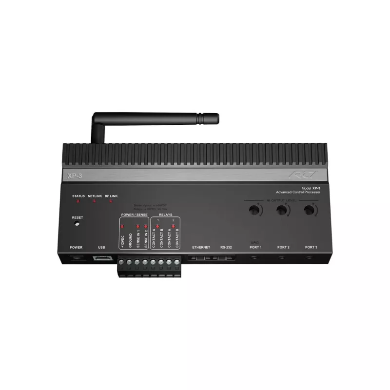 RTI XP-3 Procesador de control con RS232, IR, relés y E/S