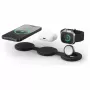 Satechi OntheGo Cargador inalámbrico 3 en 1 con Qi2, Negro, 15W, ST-QTG31K
