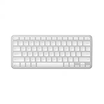 Satechi Slim EX1 Teclado Bluetooth para tres dispositivos con conmutador de modo Mac/Windows (Plata)