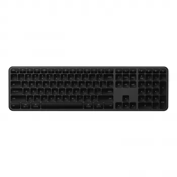 Satechi Slim EX3 Teclado inalámbrico Bluetooth para tres dispositivos con conmutador de modo Mac/Windows (Space Gray)