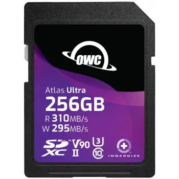 OWC Atlas Ultra 256GB tarjeta de memoria SDXC UHS-II V90 - 300 MB/s lectura, 250 MB/s escritura