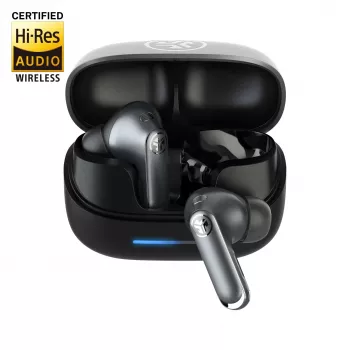 JLab Epic Pods auriculares True Wireless ANC con cancelación activa de ruido híbrida, Bluetooth 5.3, IP55, 50h de autonomía, negro