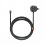 Twelve South PowerCord EU 30W cargador de pared USB-C con cable trenzado de 3 m (pizarra)