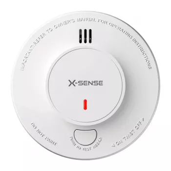 X-Sense SD19 Detector de humo con batería de 10 años, alimentado por batería, 122 x 45 mm (ZASXS00156WEU)
