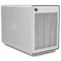 OWC Mercury Elite Pro Quad - Carcasa HDD - 2,5/3,5 pulgadas - Serial ATA III - USB 3.1 Gen 2 Type-C - Plata