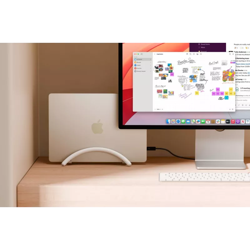 Twelve South BookArc Flex Soporte vertical para portátil para MacBook - Blanco