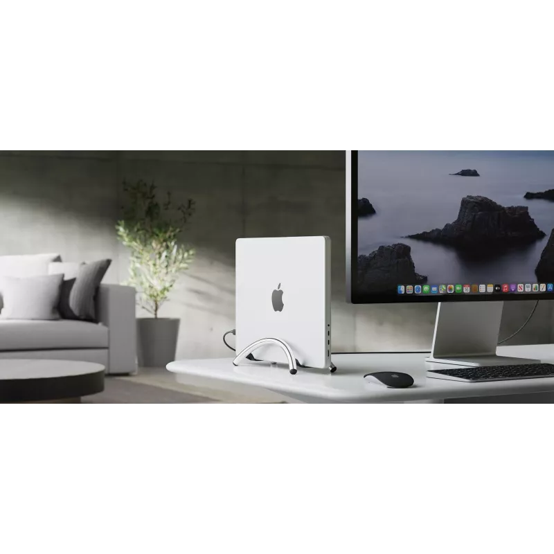 Twelve South BookArc Flex Soporte vertical para portátil para MacBook - Cromo