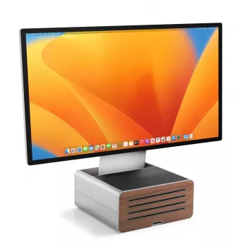 Twelve South HiRise Pro Soporte para monitor con almacenamiento para iMac / Studio Display, Plata