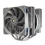 Thermalright Frost Commander 140 Disipador de CPU de doble torre, 7 heatpipes, 280W TDP, ventiladores PWM de 140mm + 120mm