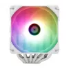 Ventilador de CPU de aire Thermalright Peerless Assassin 120 White ARGB de doble torre, 6 heatpipes, 2 ventiladores PWM de 120mm, 265W TDP, LGA1700/AM5