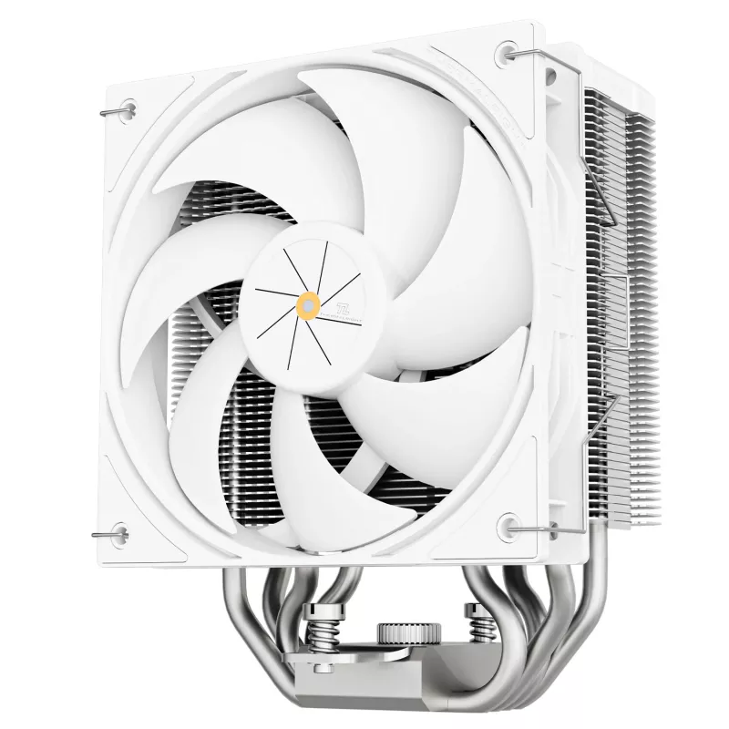 Ventilador de CPU de aire Thermalright Assassin X 120 R Digital White, ventilador PWM de 120mm, ARGB, 180W TDP