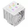 Ventilador de CPU de aire Thermalright Royal Knight 120 Digital White de torre única, ventilador PWM de 120mm, 6 heatpipes, pantalla digital, 245W TDP, blanco