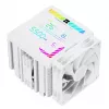 Ventilador de CPU de aire Thermalright Peerless Assassin 140 Digital White de doble torre, 7 heatpipes, 2 ventiladores PWM de 140mm, LED blanco, Intel/AMD