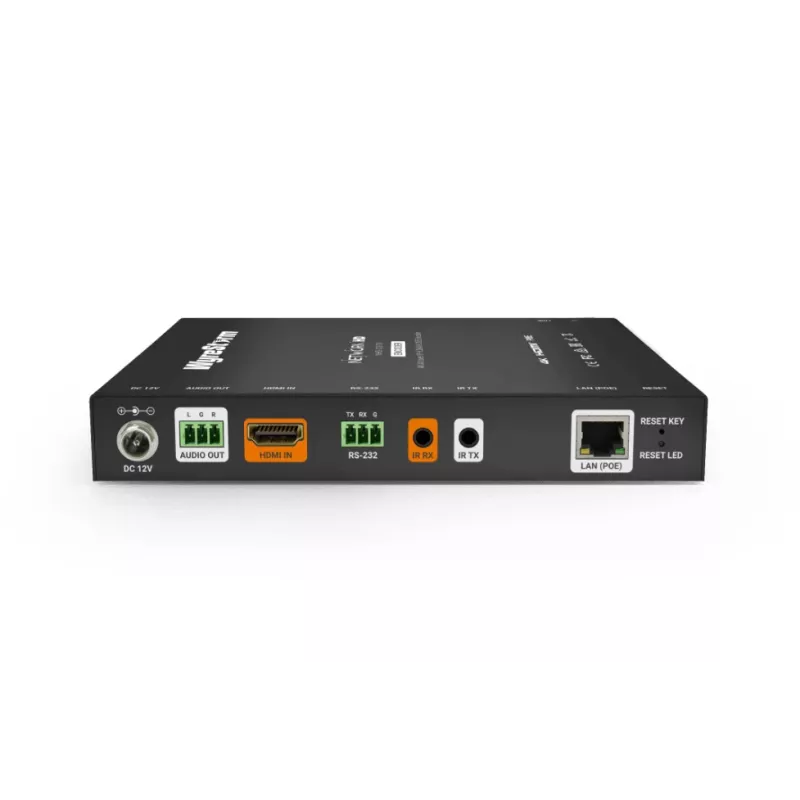 Codificador / transmisor AV sobre IP Wyrestorm NHD-120-TX, 1 canal, 4K UHD, H.264, H.265, AAC, LPCM, PoE