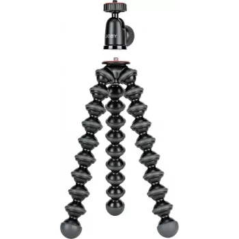 Joby GorillaPod 1K Kit Trípode flexible con rótula, Negro/Gris