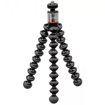 JOBY GorillaPod 325 Trípode mini flexible con rótula integrada, Negro/Carbón