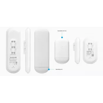 Ubiquiti NanoStation AC loco NS-5ACL - Estación base inalámbrica - AirMax ac - 5 GHz (pack de 5)