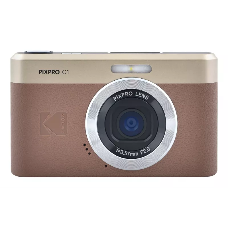 Kodak PixPro C1 cámara digital marrón + tarjeta de memoria de 16GB