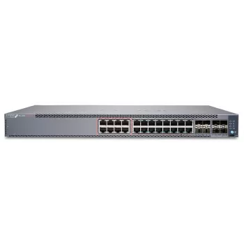 Juniper EX Series EX4100-24MP - Switch - L3 - gestionado - 8 x 100/1G/2,5G/5G/10GBase-T + 16 x 1Gb Ethernet + 4 x 1/10 Gigabit (Uplink)