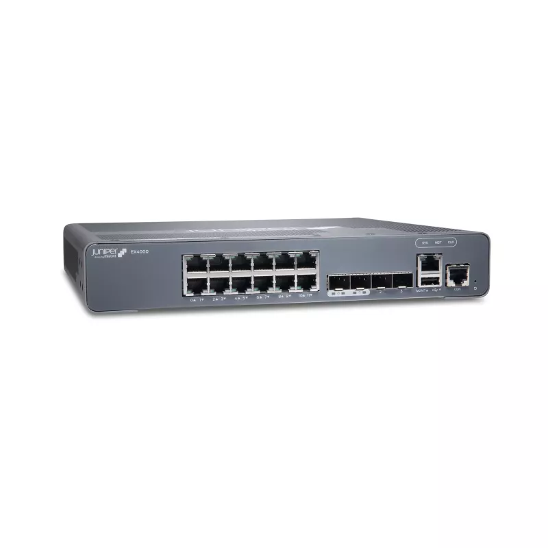 Juniper EX Series EX4000-12T Switch - L3 Gestionado - 12 puertos Gigabit PoE+