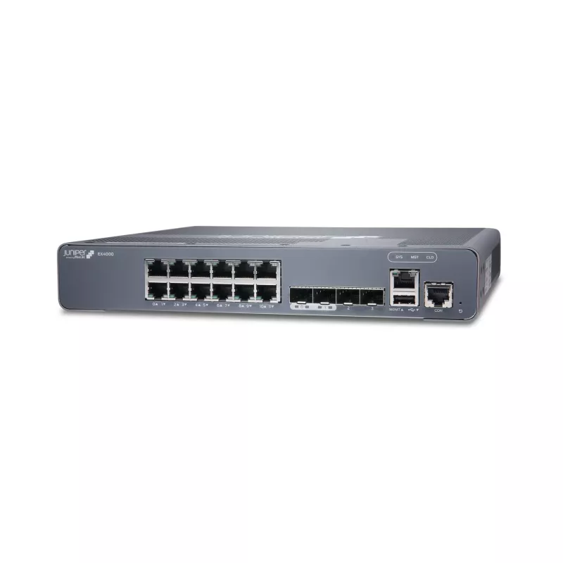 Juniper EX Series EX4000-12T Switch - L3 Gestionado - 12 puertos Gigabit PoE+
