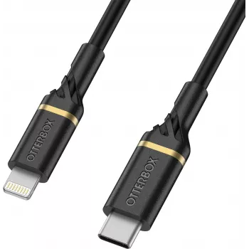 OtterBox cable USB-C a Lightning estándar 1 m negro Shimmer MFi Certified 60W PD
