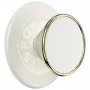 Popsockets Round Luxe Coconut Creme Enamel MagSafe Sujeta y soporte para teléfono