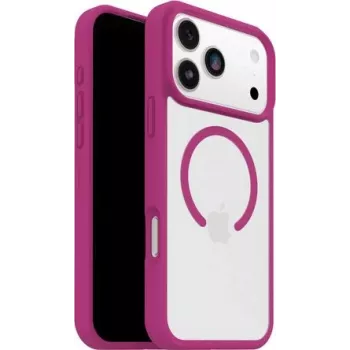 OtterBox React Series Tapa trasera para Apple iPhone 17 Pro Max - Pink Awakening (transparente) - compatible con MagSafe