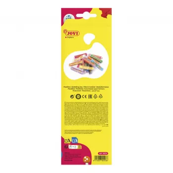 JOVI Plastilina pasta de modelar colores surtidos 15 colores de 15 g