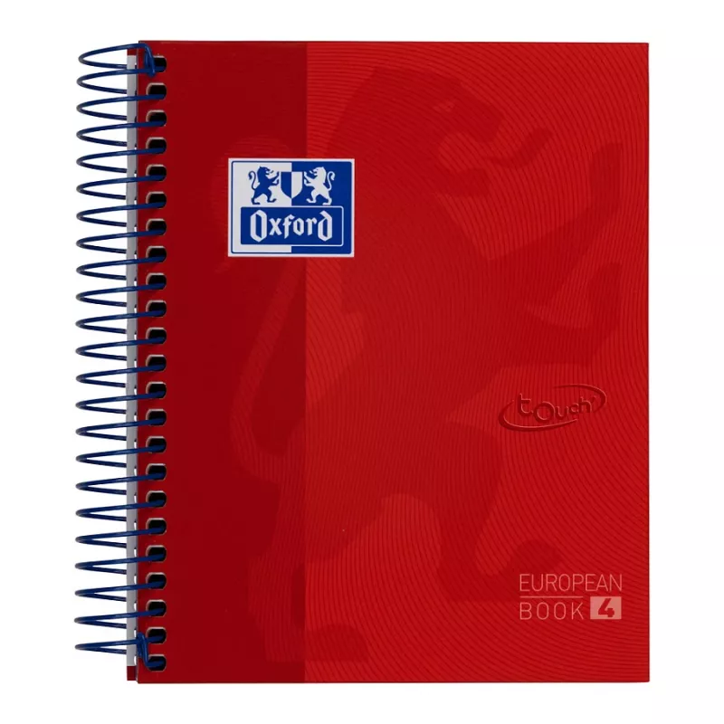 Oxford College Block European Book Touch A6 cuadriculado 120 hojas 90 g/m² Optik Paper