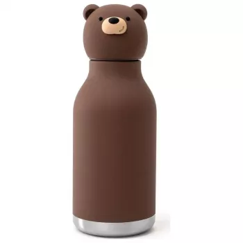 Asobu Bestie Brown Bear 460 ml botella isotérmica para niños