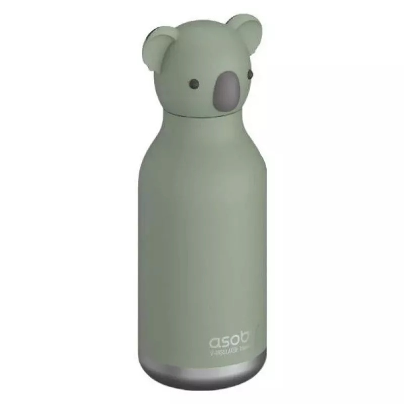 Asobu Bestie Koala 460 ml botella de agua de acero inoxidable